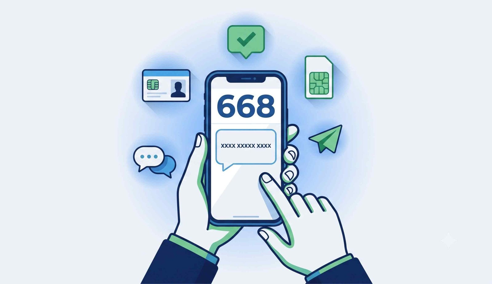 Check SIMs on CNIC by sending your CNIC number to 668 via SMS
