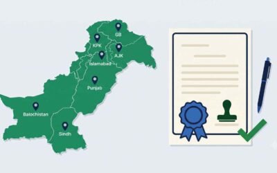 Domicile certificate Pakistan map covering all provinces and regions