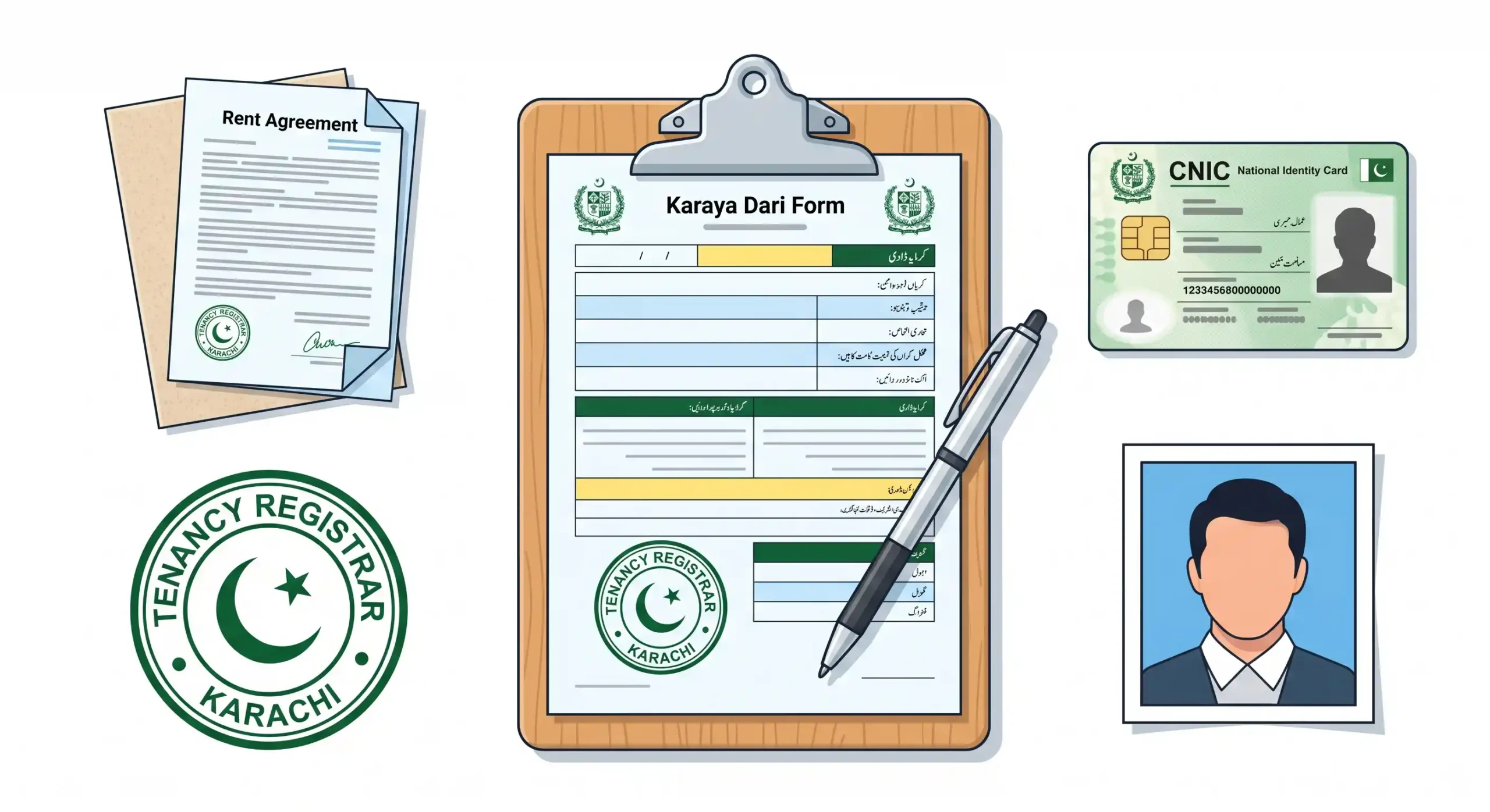 Tenant registration form Karayadari Punjab Police